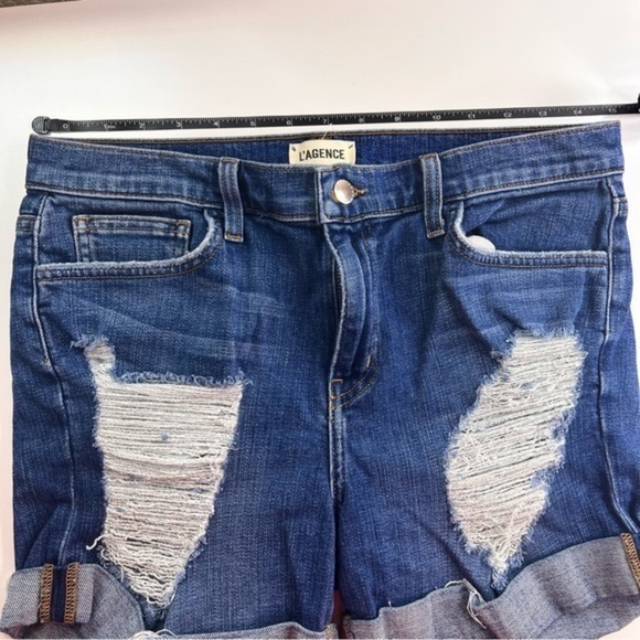 L'AGENCE Balboa Rolled Up Shorts‎ Size 28 - Picture 8 of 8